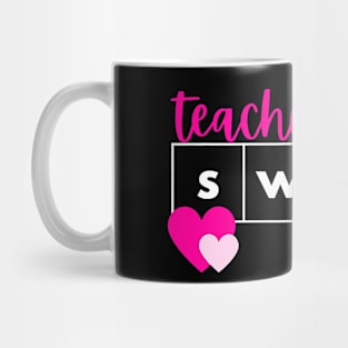 Teaching Sweethearts Reading Teacher Science Of Reading Mug